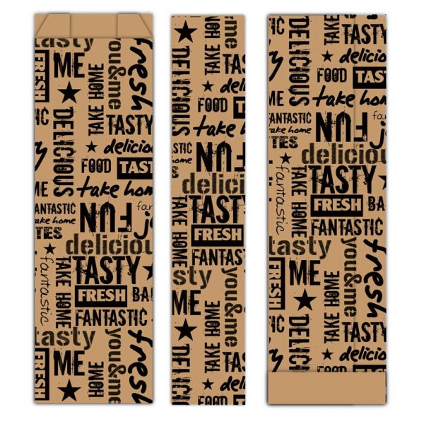 Χαρτοσακούλα Vegetal Kraft Tasty 10kg - 10x35cm