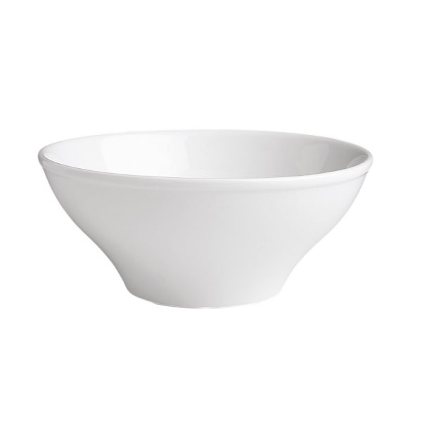 Σαλατιέρα Κωνική 20×8cm Σε Λευκή Απόχρωση