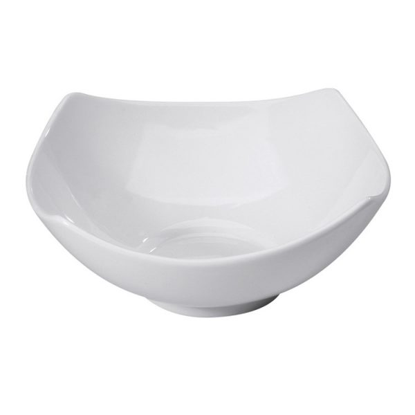 Σαλατιέρα Τετράγωνη 21×9cm Σε Λευκή Απόχρωση