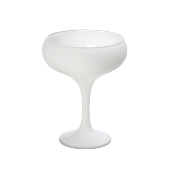 Ποτήρι Σαμπάνιας Coupe 270ml Λευκό Ματ Maya