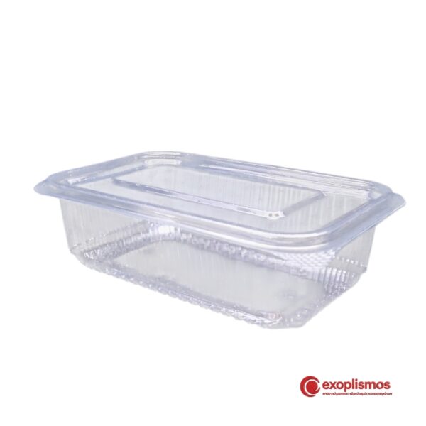 Σκεύος Θήκη Παραλληλόγραμμη Lux Plast Πλαστική 750gr 