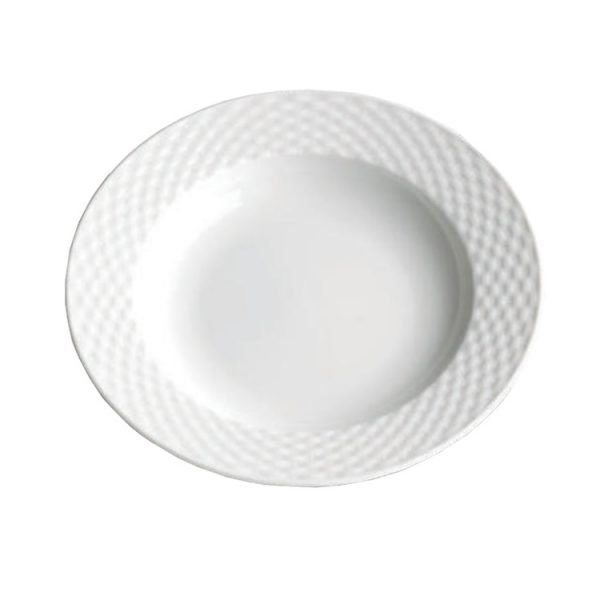 Πιάτο Βαθύ 23cm Λευκό Semeli MD1292