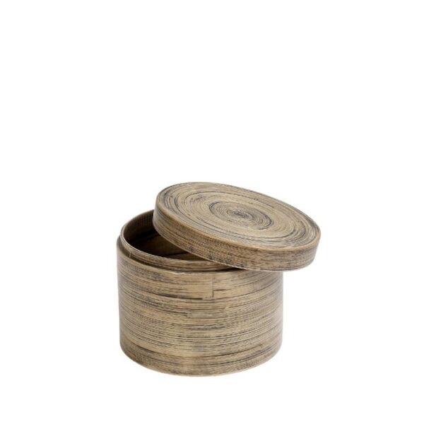Κουτί Στρόγγυλο Δ10xY8εκ. Bali Μπαμπού