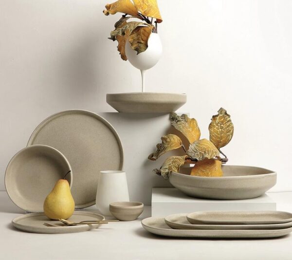 Πιατέλα Οβάλ Noah Beige Nordic - Image 4