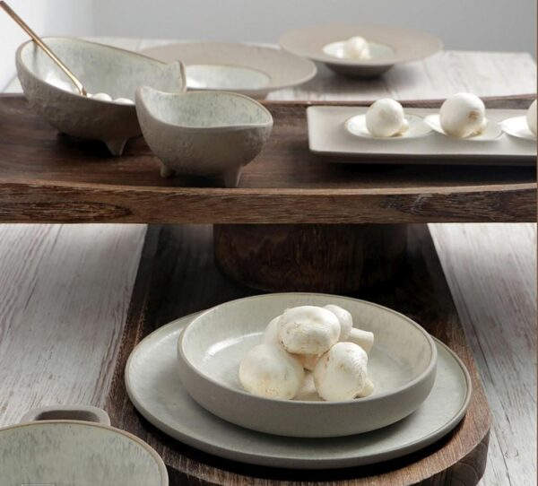 Πιάτο Βαθύ Σπαγγέτι 28xΥ6εκ. Spirit Stoneware Μπεζ - Image 4