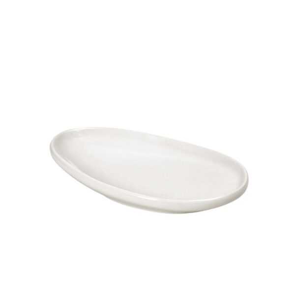 Πιατέλα Λοξή Τριγωνική Μ26x17,5εκ. Siders Ivory