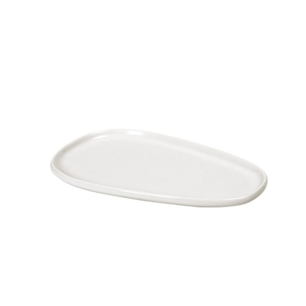 Πιατέλα Ρηχή Τριγωνική Siders Ivory