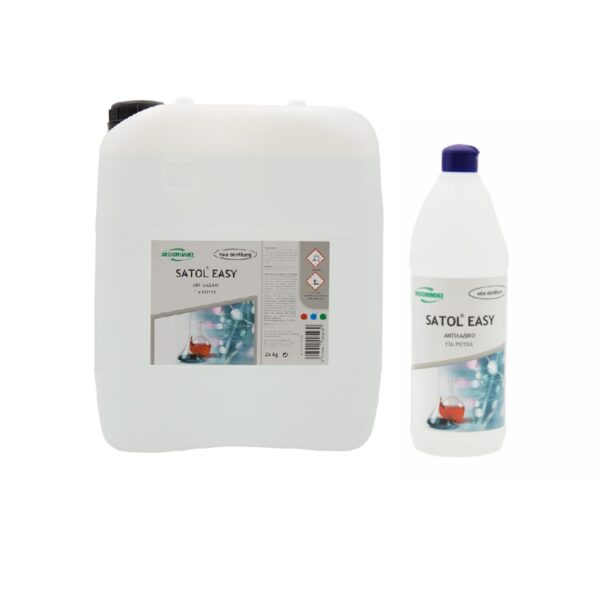 Υγρό Πρόσθετο Πλύσης Για Λιπαρούς Λεκέδες Και Αντηλιακά Satol Easy - 25kg