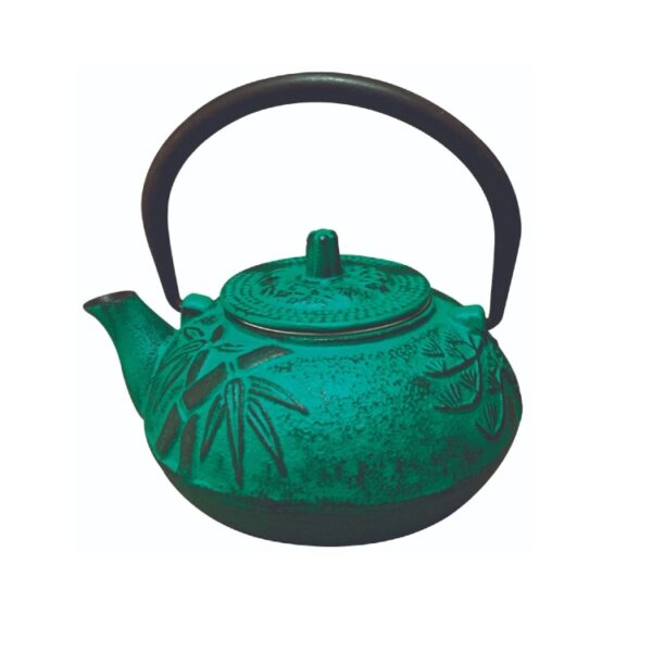 Τσαγιέρα Μαντεμένια 600ml 16xΥ10εκ. Τιρκουάζ