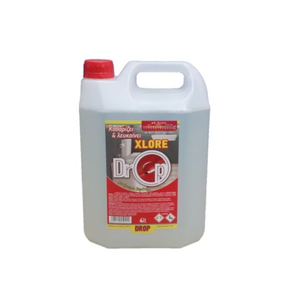Χλώριο Λεπτόρευστο 4lt X-Lore Drop άρωμα Λεμόνι Holchem