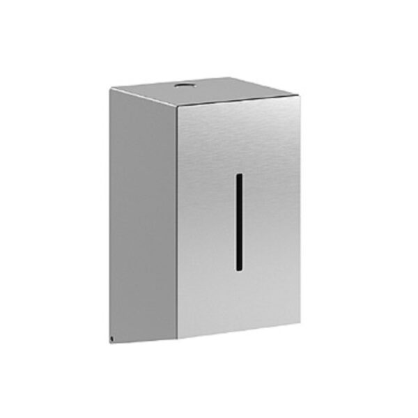 Συσκευή Για Χαρτί Υγείας Φύλλο-Φύλλο 11,5x10,5x22εκ. Επαγγελματική Σατινέ Inox