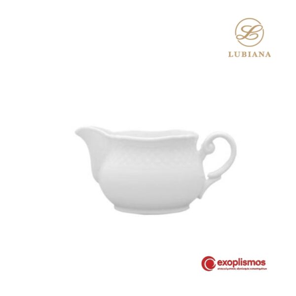 Σαλτσιέρα Πορσελάνης 40cl Afrodyta Λευκή