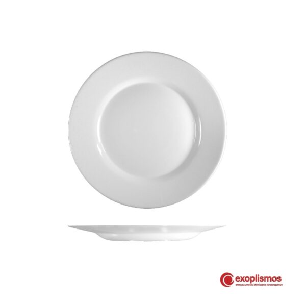 Πιάτο Ρηχό Toledo 25εκ. Οπαλίνα Άθραυστο Λευκό