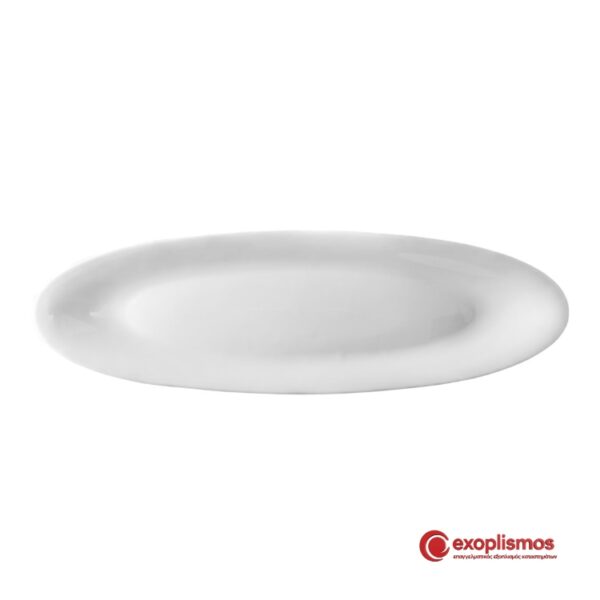 Πιατέλα Πορσελάνης Μ14,5x9,3εκ. Οβάλ Λευκή