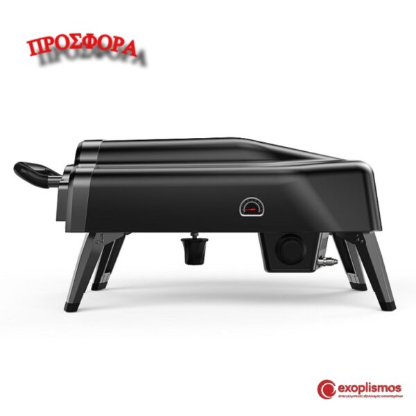 Φούρνος Πίτσας Υγραερίου 64,7x35,9xΥ34,7εκ. 4,65KW Inox Ματ Trooster TGP-16 Rotating OFFER