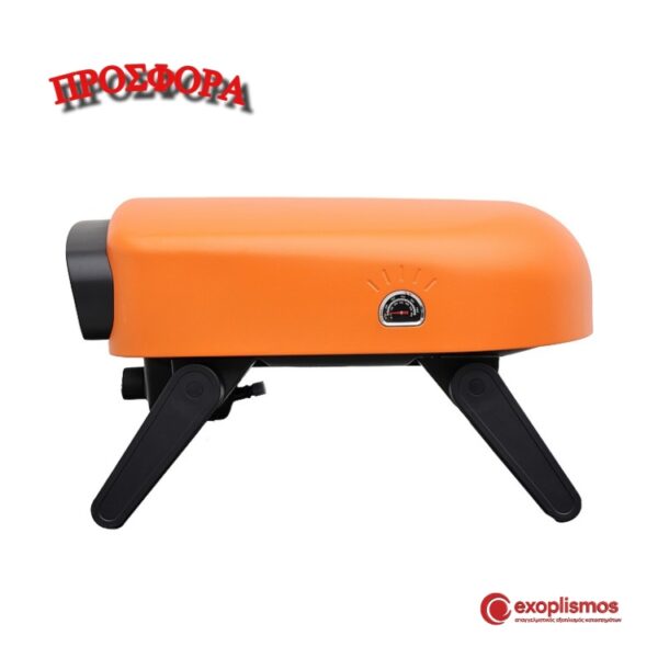 Φούρνος Πίτσας Υγραερίου 61,4x43,7xΥ36εκ. 4,65KW Inox Ματ Doku TGP-14 OFFER