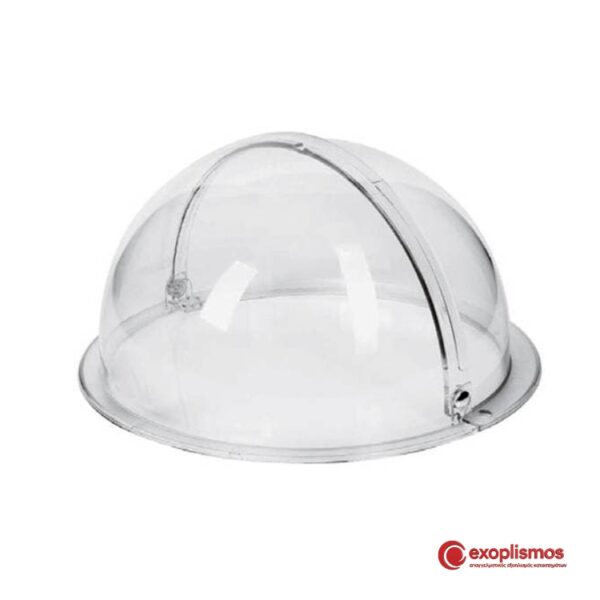 Καπάκι Βιτρίνας 39xY21εκ. Στρόγγυλο Roll Top PC Διαφανές