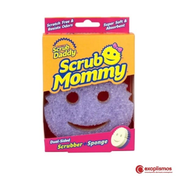 Σφουγγάρι Πιάτων Scrub Mommy Μωβ