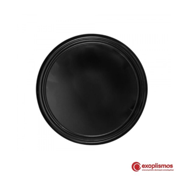 Δίσκος Βιτρίνας Δ38xY2,5εκ. Στρόγγυλος PC Μαύρος