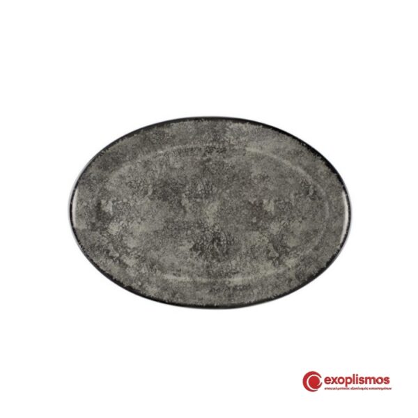 Πιατέλα Ραβιέρα Οβάλ 25εκ. Γκρι Moon Shade 18274-36 Oriana Ferelli