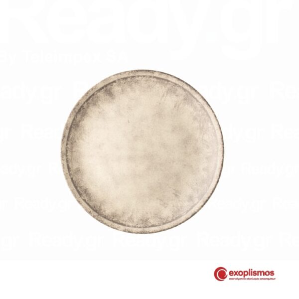 Πιάτο Ρηχό Πορσελάνης Coupe Γκρι Ματ Future Lukanda