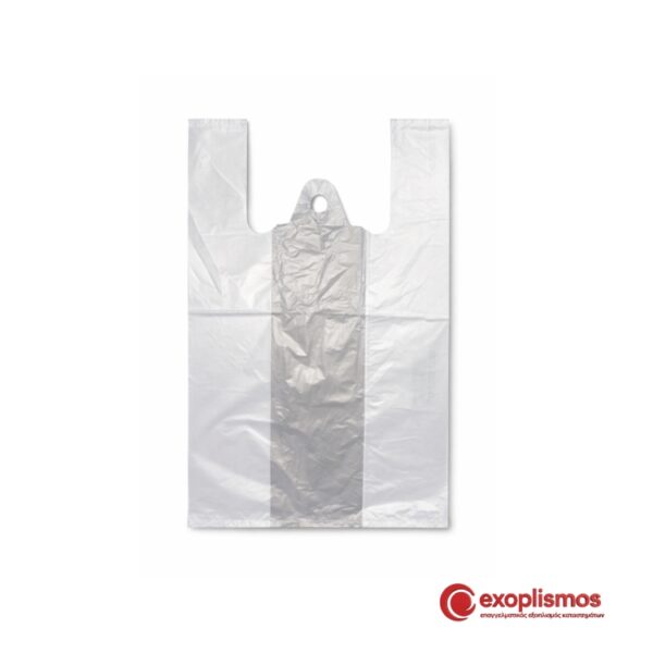 Σακούλα Χαρτοπλάστ 45εκ. Λευκή Χύμα 1kg/Πακ