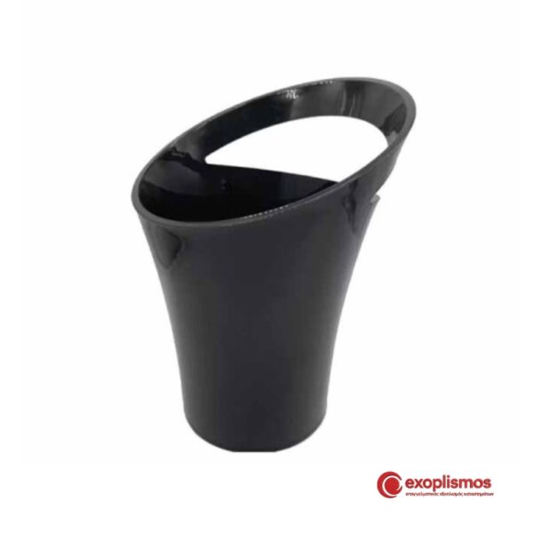 Σαμπανιέρα 4LT 21xΥ29εκ. Πλαστική Μαύρη Ectia