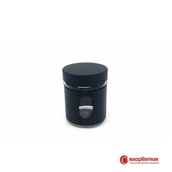 Βάζο Como 8,5xΥ10,5εκ. Μικρό Γυάλινο Μαύρο