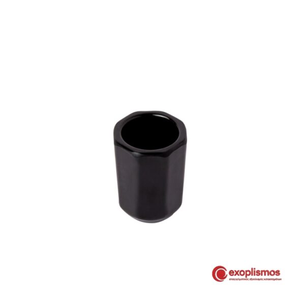 Θήκη Για Οδοντογλυφίδες 3,8xΥ5εκ. Μελαμίνη Μαύρη