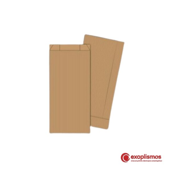 Χαρτοσακούλα Kraft 12x35εκ.Καφέ Ατύπωτη 10kg/Πακ